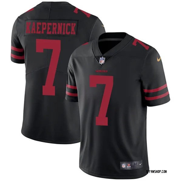 kaepernick jersey black nike