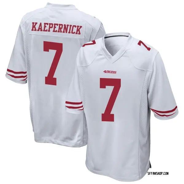 Men's Nike San Francisco 49ers Colin Kaepernick Jersey - White Game