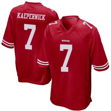 kaepernick jersey black and red