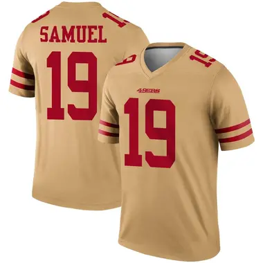 Men's Nike San Francisco 49ers Deebo Samuel Inverted Jersey - Gold Legend