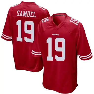 Men's Nike San Francisco 49ers Deebo Samuel Team Color Jersey - Red Game