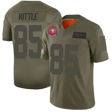Men's Nike San Francisco 49ers George Kittle 2019 Salute to Service Jersey - Camo Limited