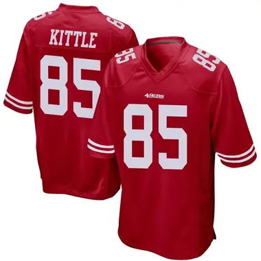 Men's Nike San Francisco 49ers George Kittle Team Color Jersey - Red Game