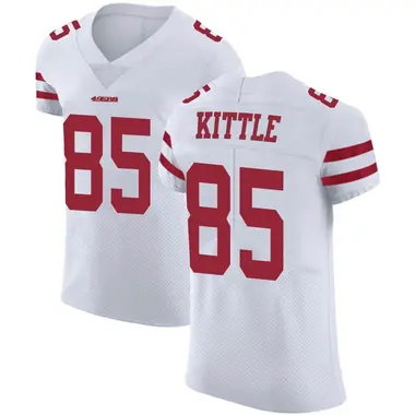 Men's Nike San Francisco 49ers George Kittle Vapor Untouchable Jersey - White Elite