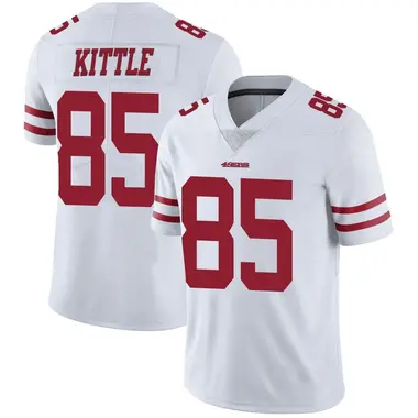 Men's Nike San Francisco 49ers George Kittle Vapor Untouchable Jersey - White Limited