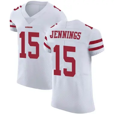 Men's Nike San Francisco 49ers Jauan Jennings Vapor Untouchable Jersey - White Elite