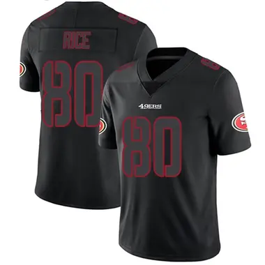 الانتاجية Youth San Francisco 49ers #80 Jerry Rice 2015 Nike Black Game Jersey صابون الغار للشعر