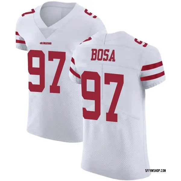 nick bosa white 49ers jersey