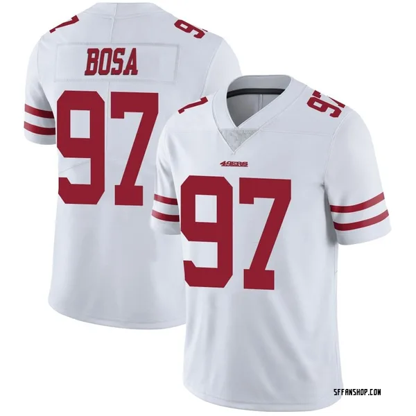 white nick bosa jersey