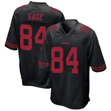Men's Nike San Francisco 49ers Russell Gage Alternate Jersey - Black Game