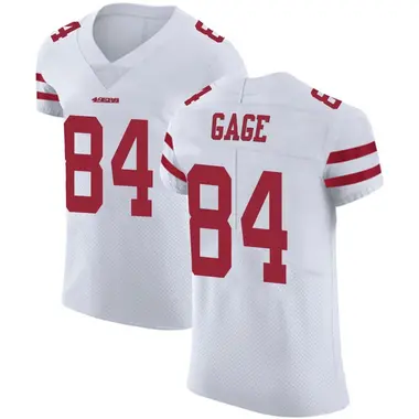 Men's Nike San Francisco 49ers Russell Gage Vapor Untouchable Jersey - White Elite
