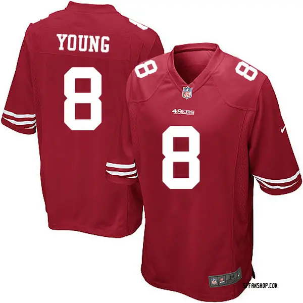 Men S Nike San Francisco 49ers Steve Young Team Color Jersey Red Game