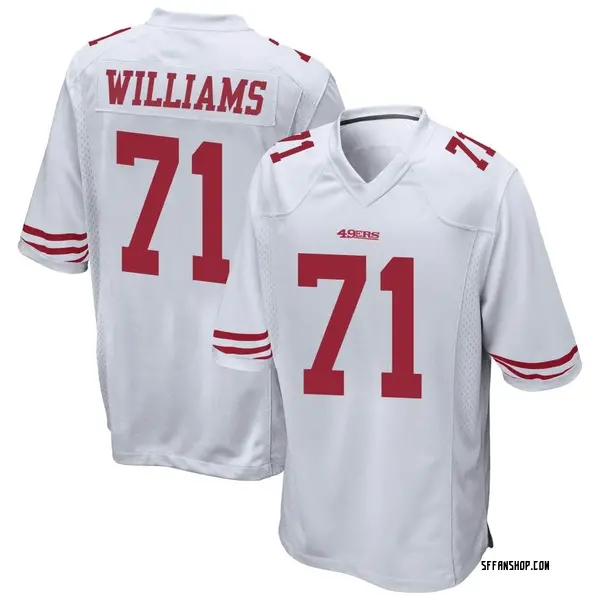 Men's Nike San Francisco 49ers Trent Williams Jersey - White Game