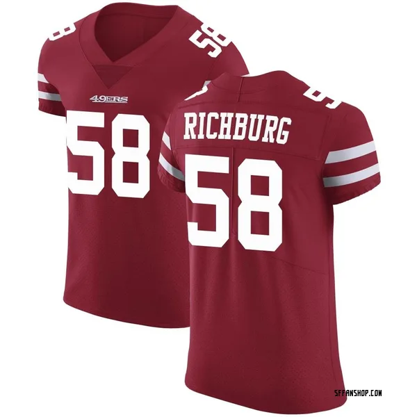 Easy Men's San Francisco 49ers #58 Weston Richburg Red ...