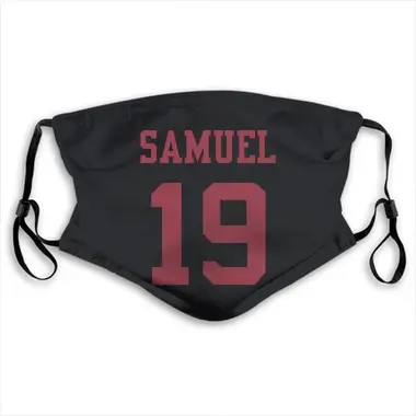 San Francisco 49ers Deebo Samuel Jersey Name and Number Face Mask - Black