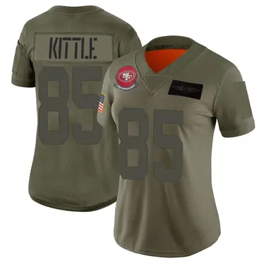 Women's Nike San Francisco 49ers George Kittle 2019 Salute to Service Jersey - Camo Limited
