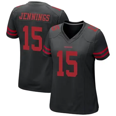 Women's Nike San Francisco 49ers Jauan Jennings Alternate Jersey - Black Game