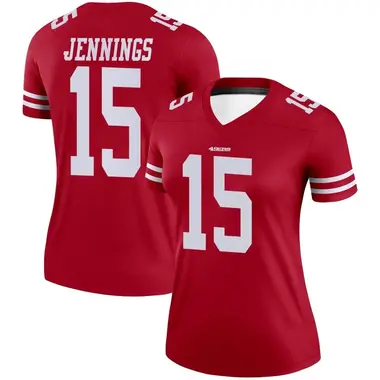 Women's Nike San Francisco 49ers Jauan Jennings Jersey - Scarlet Legend