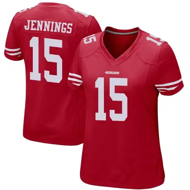 Women's Nike San Francisco 49ers Jauan Jennings Team Color Jersey - Red Game