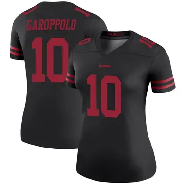Women's Nike San Francisco 49ers Jimmy Garoppolo Color Rush Jersey - Black Legend