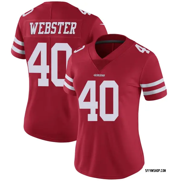 Women's Nike San Francisco 49ers Ken Webster 100th Vapor Jersey ...