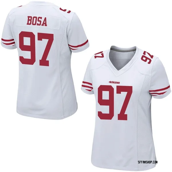 bosa jersey 49ers white