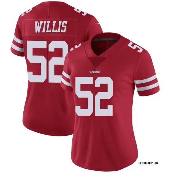 Women's Nike San Francisco 49ers Patrick Willis 100th Vapor Jersey ...