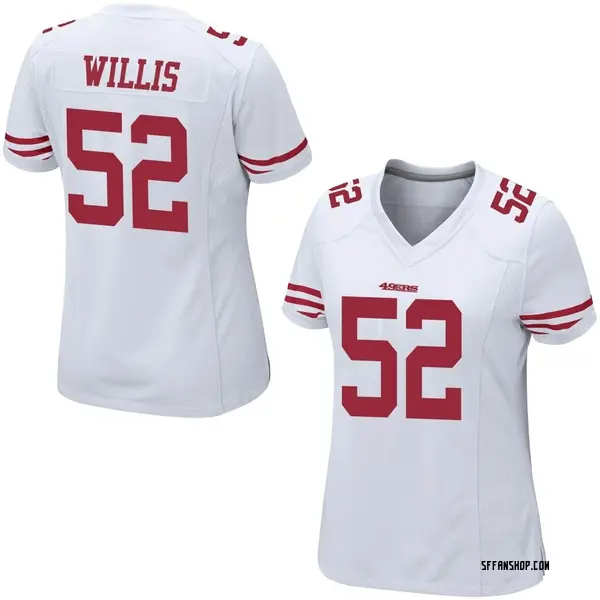 Women's Nike San Francisco 49ers Patrick Willis Jersey - White Game