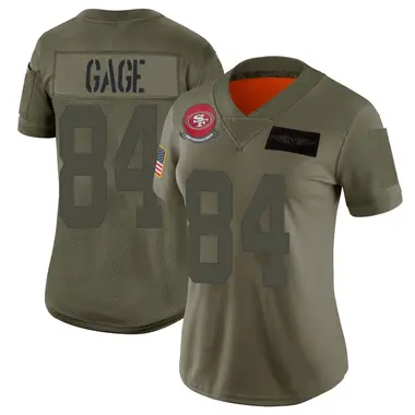 Women's Nike San Francisco 49ers Russell Gage 2019 Salute to Service Jersey - Camo Limited