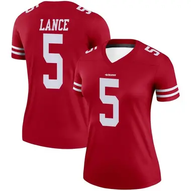 Women's Nike San Francisco 49ers Trey Lance Jersey - Scarlet Legend