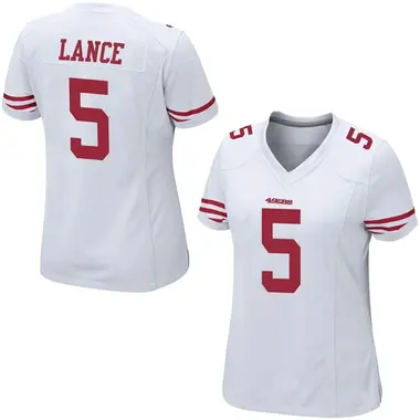 Women's Nike San Francisco 49ers Trey Lance Jersey - White Game