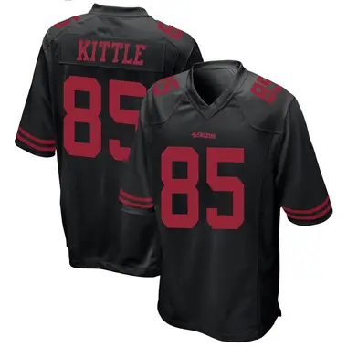 Youth Nike San Francisco 49ers George Kittle Alternate Jersey - Black Game