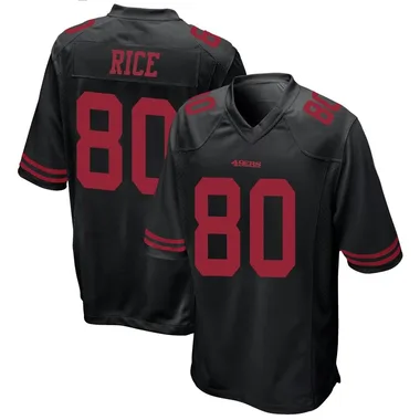 black jerry rice 49ers jersey