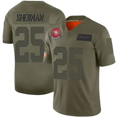 richard sherman 49ers jersey black